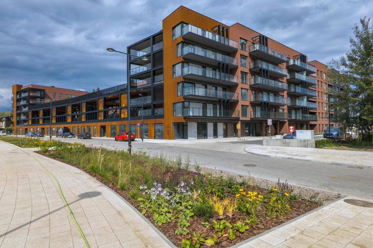 Sienna Grobla Apartment With View Of The Motlawa Terrace & Sauna, Gym By Noclegi Renters Gdansk Dış mekan fotoğraf