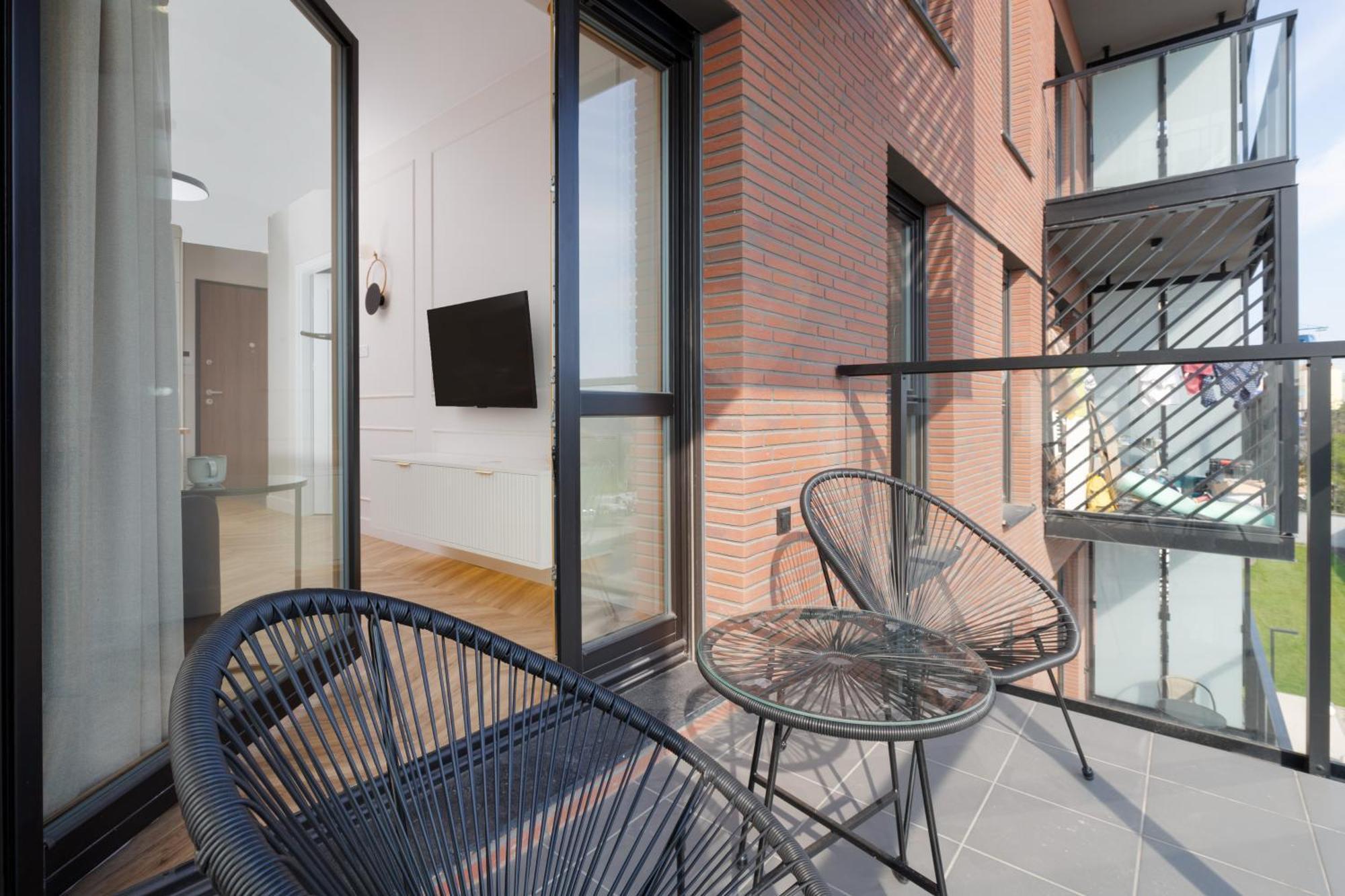Sienna Grobla Apartment With View Of The Motlawa Terrace & Sauna, Gym By Noclegi Renters Gdansk Dış mekan fotoğraf
