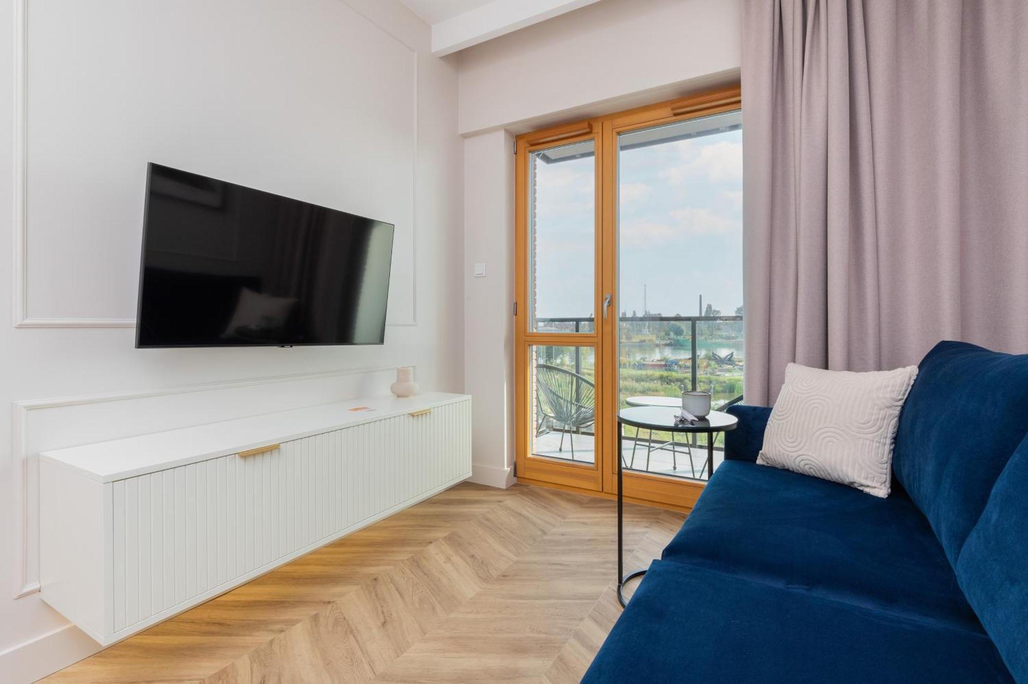 Sienna Grobla Apartment With View Of The Motlawa Terrace & Sauna, Gym By Noclegi Renters Gdansk Dış mekan fotoğraf