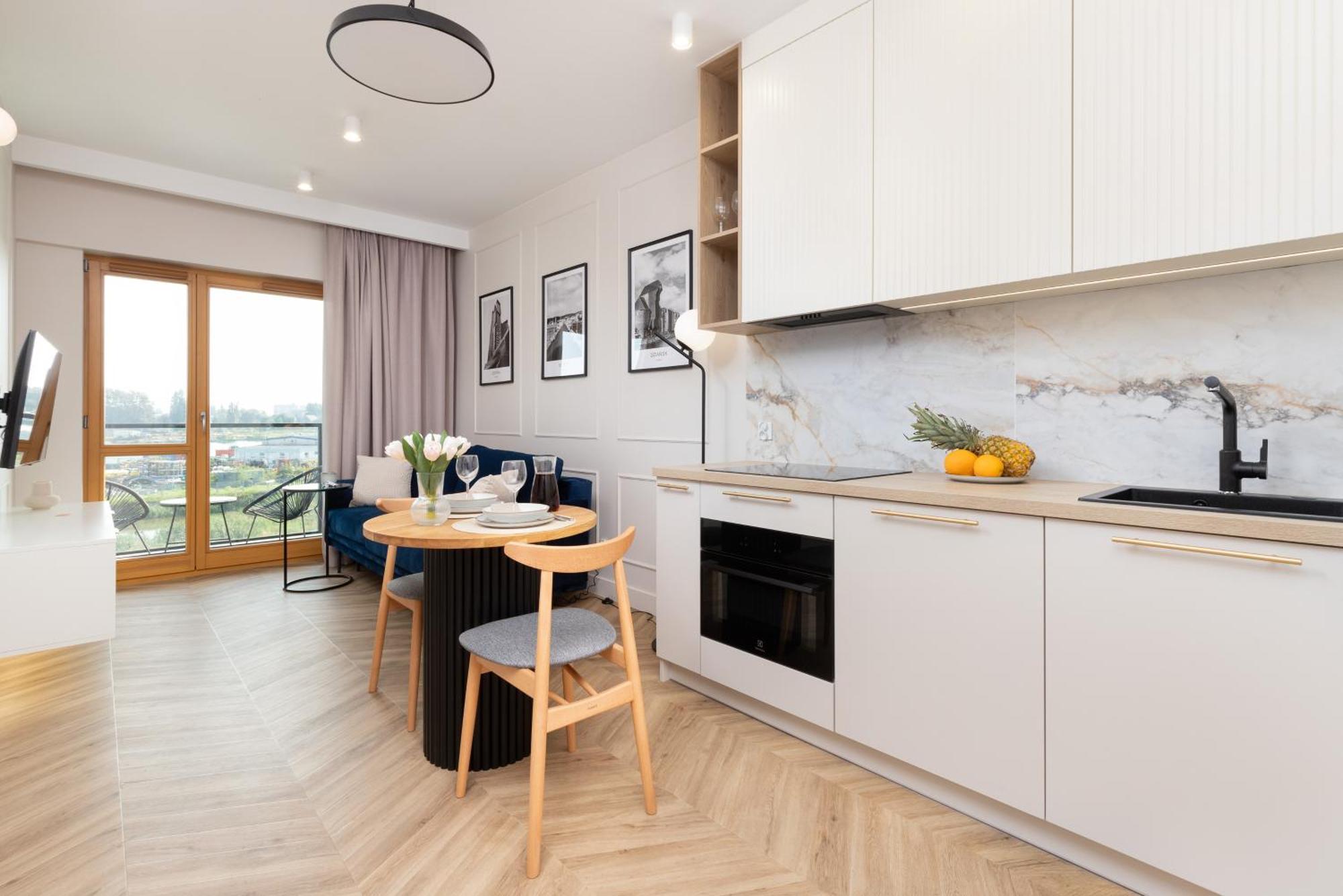 Sienna Grobla Apartment With View Of The Motlawa Terrace & Sauna, Gym By Noclegi Renters Gdansk Dış mekan fotoğraf