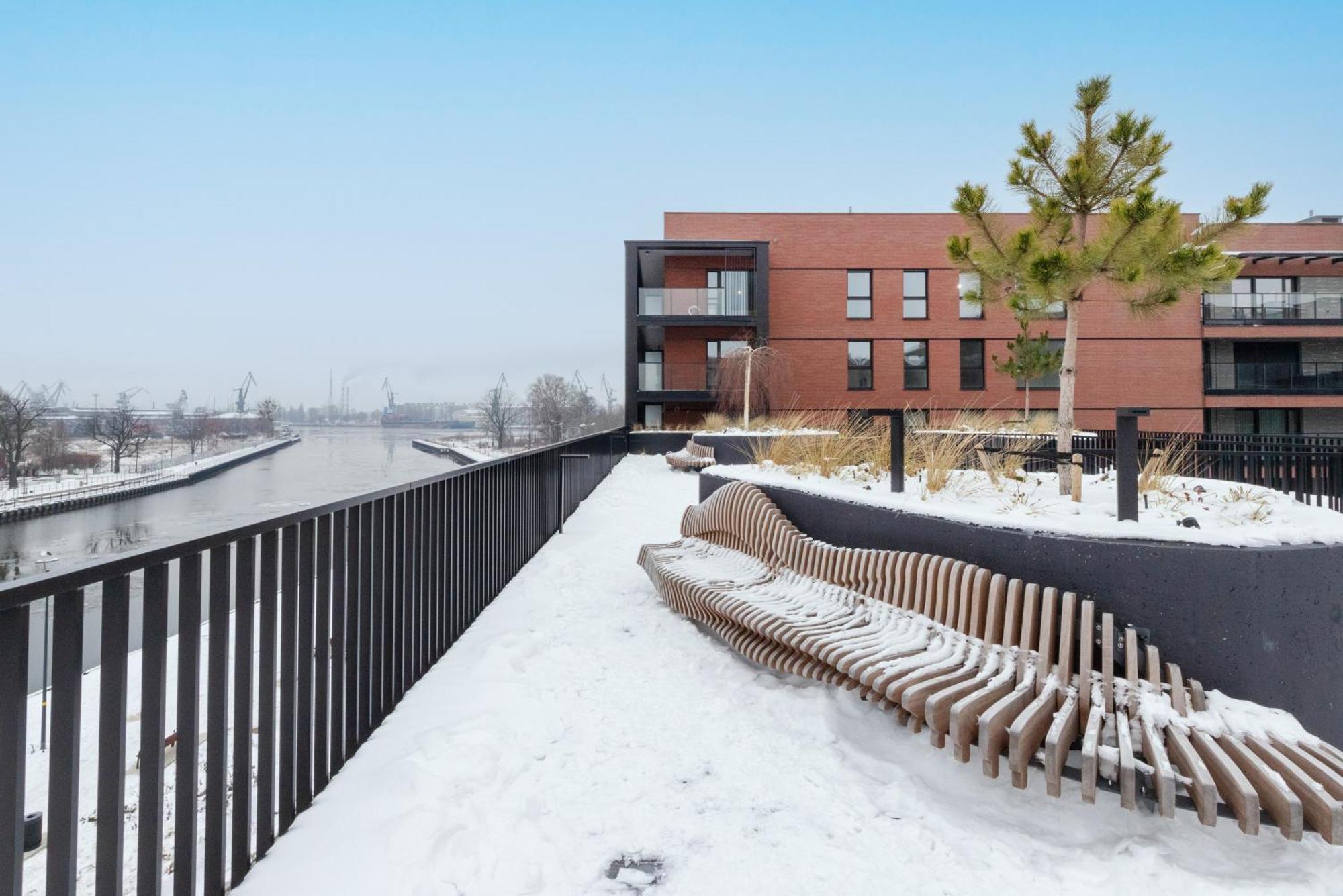 Sienna Grobla Apartment With View Of The Motlawa Terrace & Sauna, Gym By Noclegi Renters Gdansk Dış mekan fotoğraf